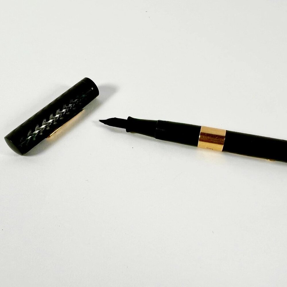 ​Antique Waterman Fountain Pen – 14K Yellow Gold Clip Cap - Picture 8 of 9
